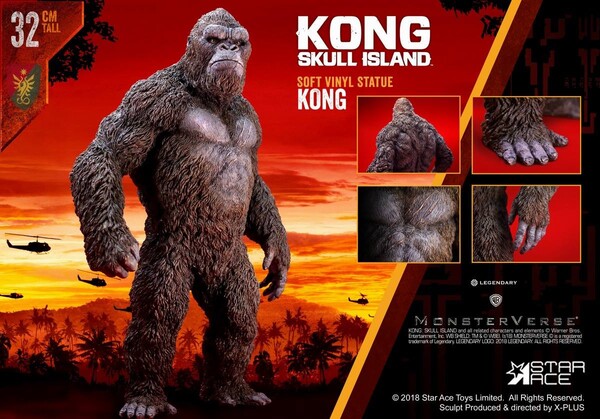 King Kong, Kong: Skull Island, Star Ace, X-Plus, Pre-Painted, 4897057889025